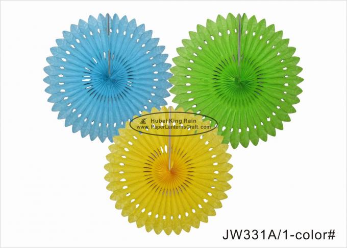 30cm 40cm Tissue Paper Fan Decorations Diy White Pink Blue Yellow For Party 0