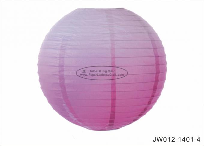 Gradient Color Round Paper Lanterns Hanging 10" 12" 14" 16" For Festival Activities 1