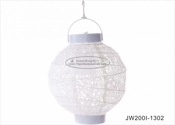 Eyelet Indoor Paper Lantern Lights , Battery Operated Paper Lanterns For Weddings 0