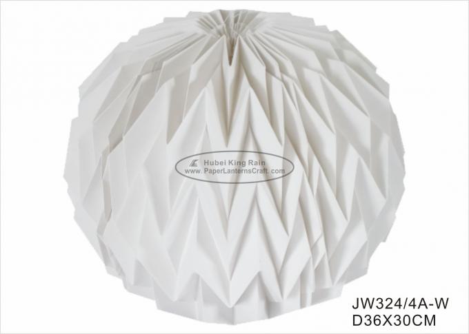 White Origami Paper Lantern Ball 47X27cm For Shop Decorations Party Festival 0