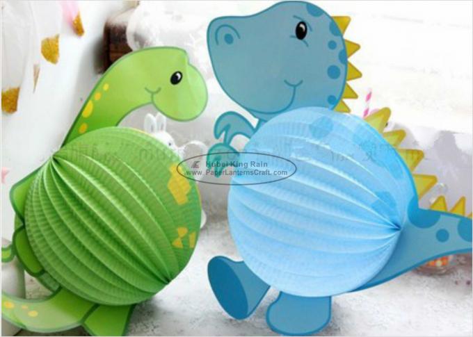 Portable Dinosaur Animal Shaped Paper Lanterns For Kids Toy Decoration 0