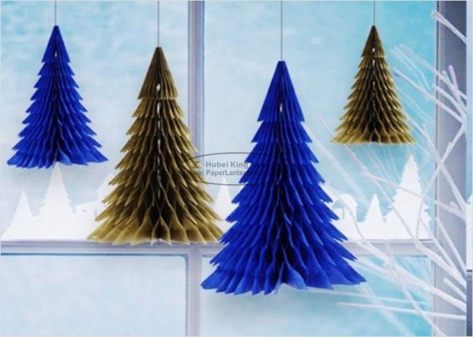 White gold red Honeycomb tree 20cm 30cm Paper Christmas Decorations Ornament tabel centerpieces 0