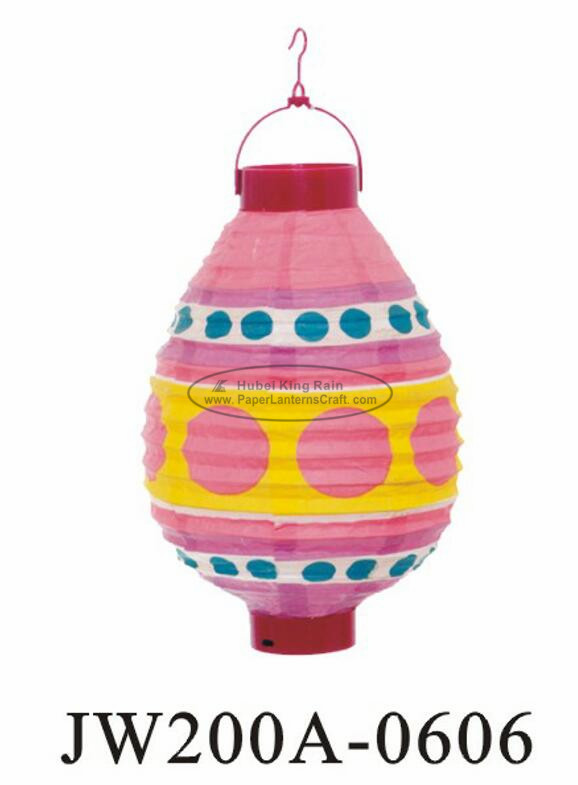 Colorful Rice Paper Easter Decorations / Easter Lantern Decorations For Outdoor 0