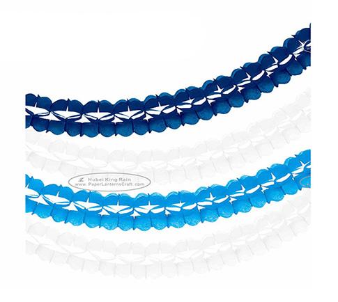 Handmade Party Paper Garland Craft 3.6m Tassel Garland Solid Color And Mixed Color 0