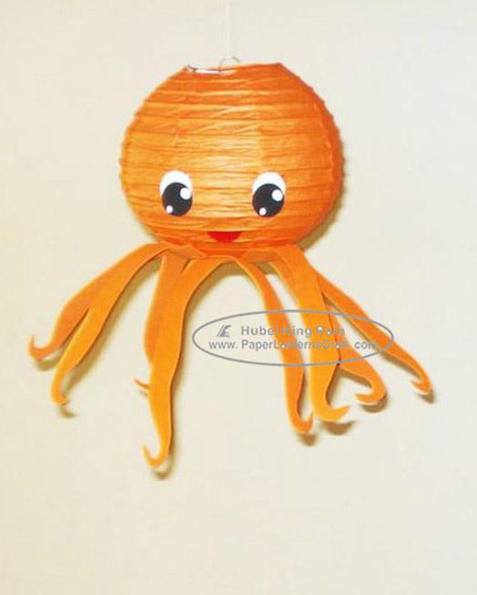 Octopus Paper Lantern For Children Toys Hanging Indoor Or Outdoor 0