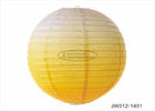 Gradient Color Round Paper Lanterns Hanging 10" 12" 14" 16" For Festival Activities