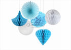 Red Waterdrop Paper Honeycomb Balls Tissue Paper Ceiling Decorations For Home