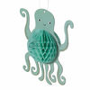 Fish octopus Printed Kids Paper Lanterns 30cm green honeycomb hanging room decoration