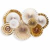 Dinner Party  Decorations  Tissue Paper Fans  Handmade Paper Products