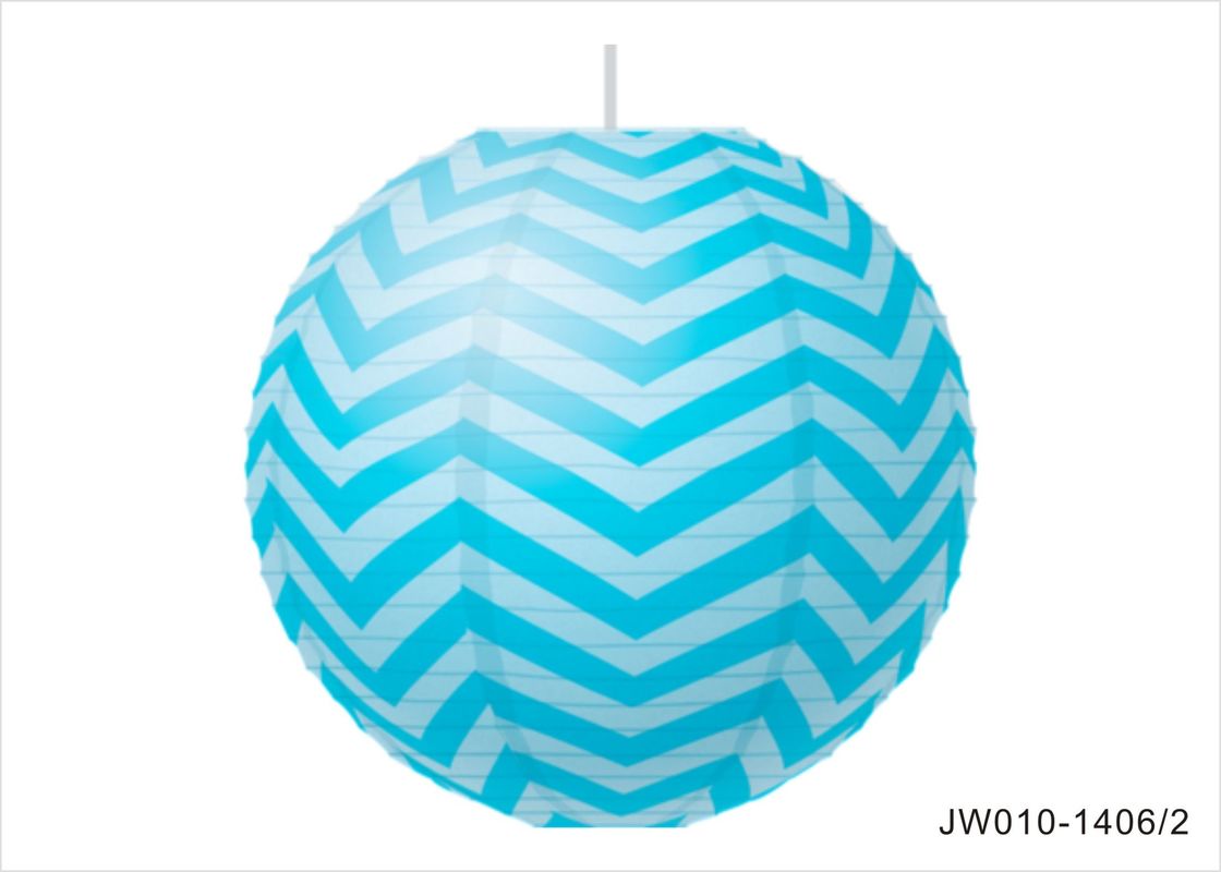 buy Birthday Party Small Hanging Paper Lanterns Inside With Stripe Printed online manufacturer