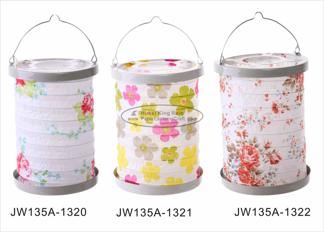 buy Metal Drop Lampion Paper Lantern Craft Solid color Party Wedding Rose 13 X 20 cm online manufacturer