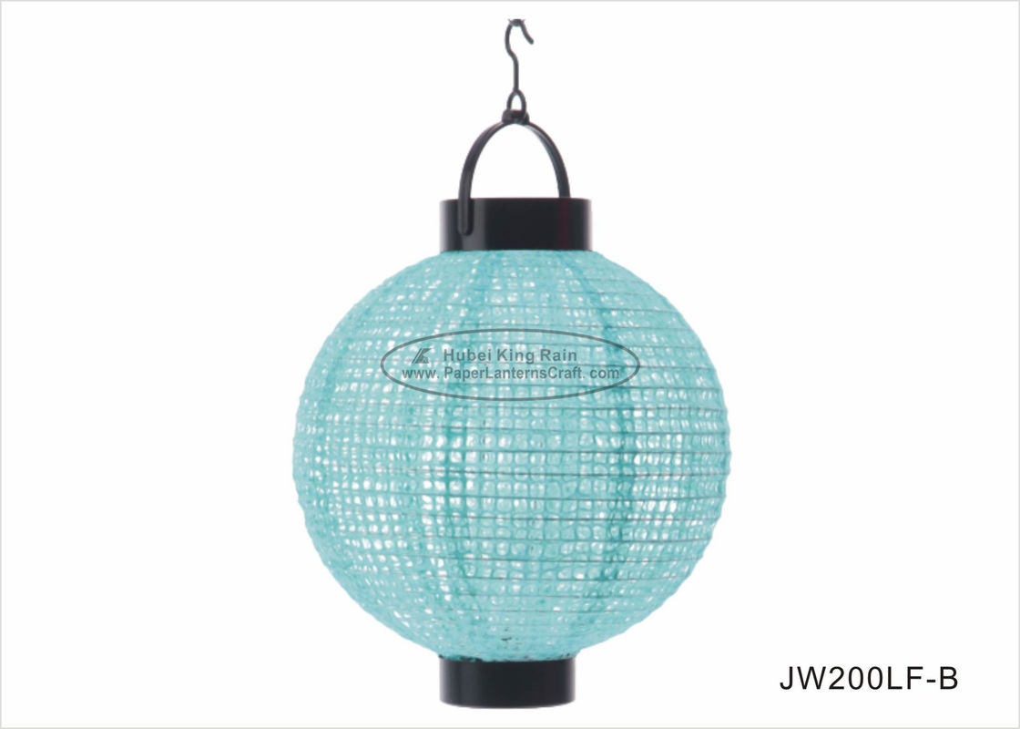 buy Blue Led Paper Lantern Lights 20cm Custom Design For Birthday Party , Celebration online manufacturer