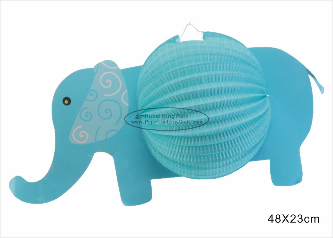 buy Fashionable Cute Kids Paper Lanterns , Elephant Paper Lantern Themed Gifts online manufacturer