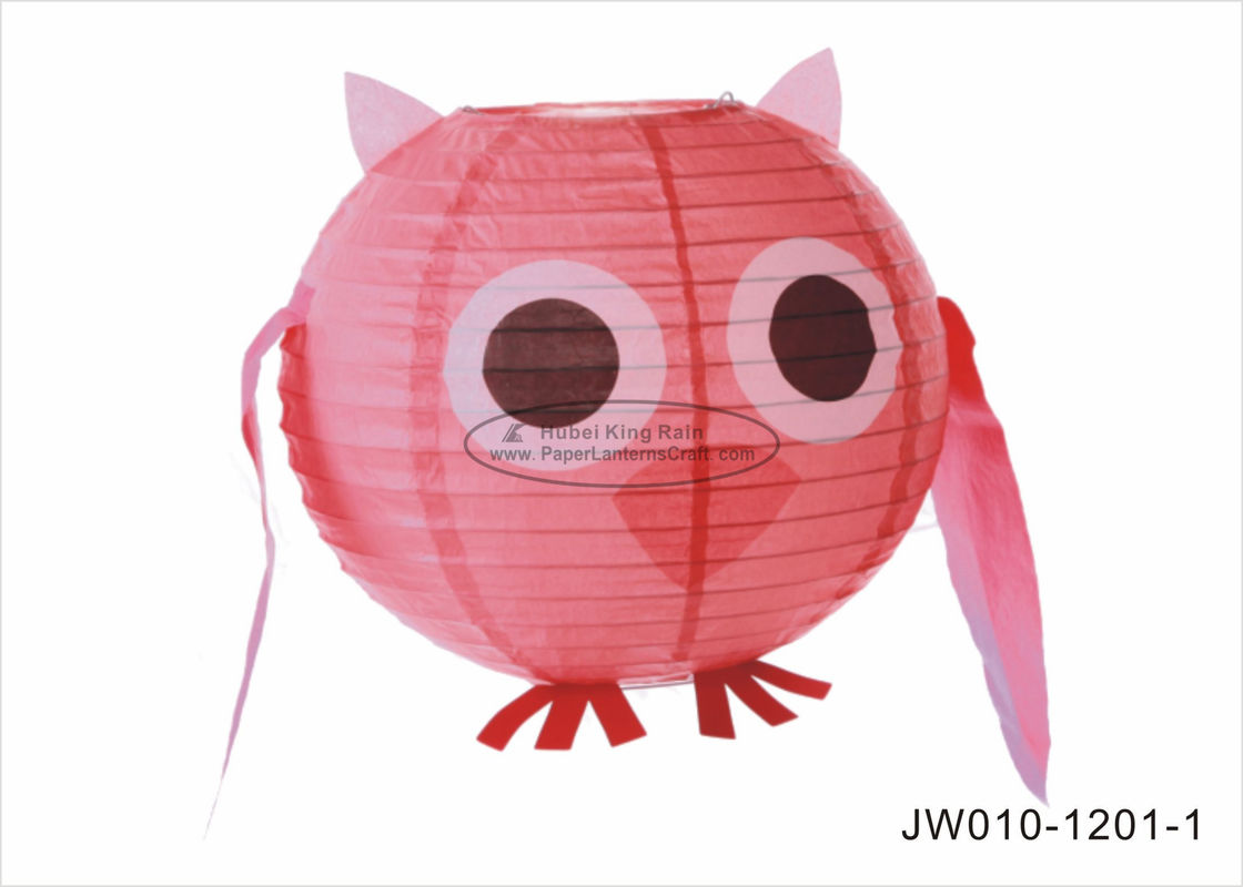 buy Pink Blue Angry Cute  Birds Kids Paper Lanterns , 10&quot; 12&quot; Animal Print Hanging Paper Lanterns online manufacturer
