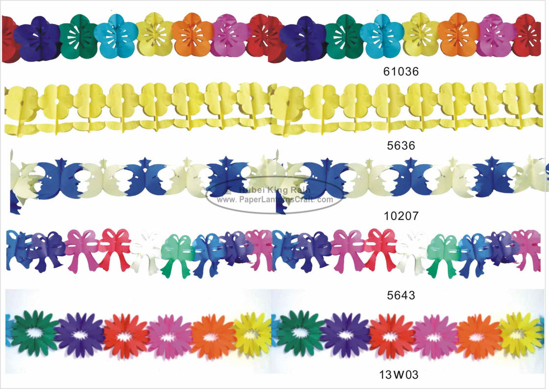 buy 3m Multicolor Tissue Paper Garland Craft Decorations For Celebration Events online manufacturer