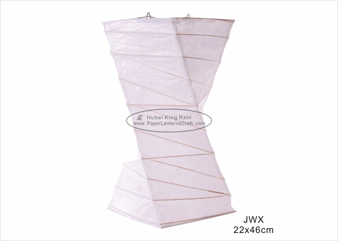 China Floor Hanging X Unique Shaped Paper Lanterns For Bedroom Decoration factory