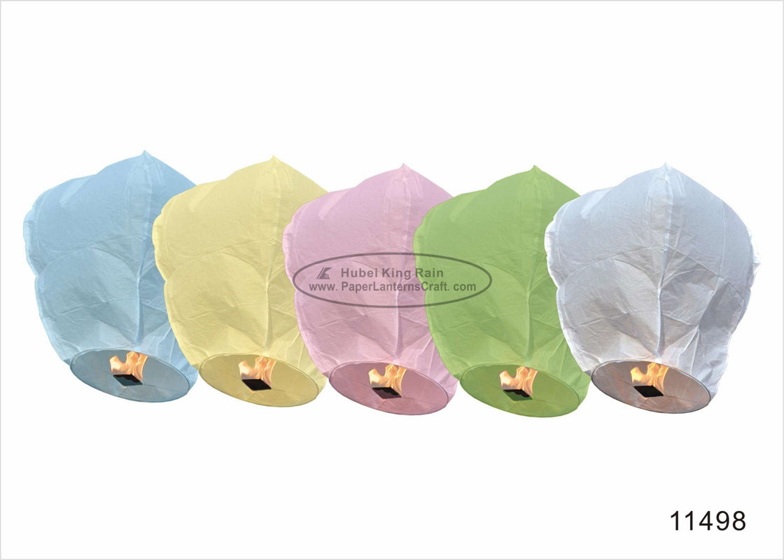 buy Custom Printed Fly Sky Lantern , Foldable Flying Paper Lanterns 40x100cm online manufacturer
