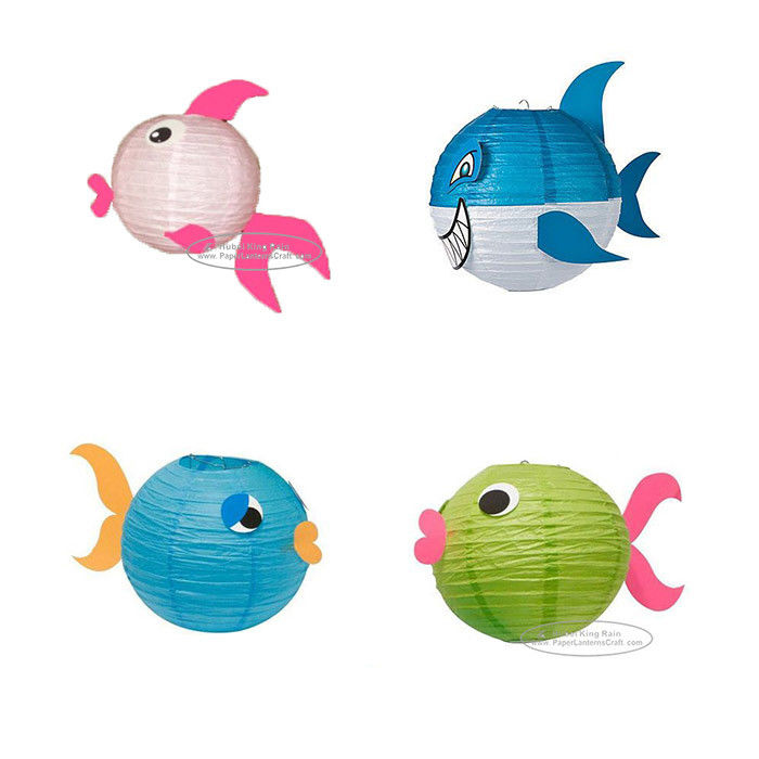 China Fish Lantern Animal Paper Lantern For Children Toys Hanging factory