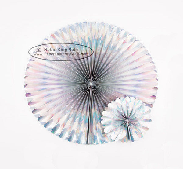 buy Special Laser Paper Honeycomb Fan For Decoration Party Events Festival online manufacturer