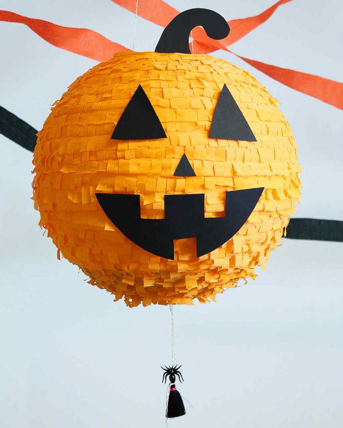 Hanging Halloween Paper Lantern Lights / 14" 16" Pumpkin Paper Lanterns