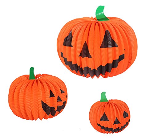 Easy Construction Halloween Paper lanterns halloween pumpkin 0