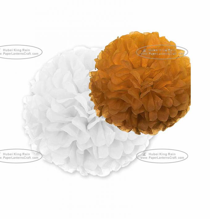 Tissue Paper Lantern Wedding Decor Pom Pom Flowers Decorations 100% Handmade 0
