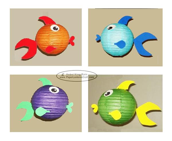 Fish Lantern Animal Paper Lantern For Children Toys Hanging 3