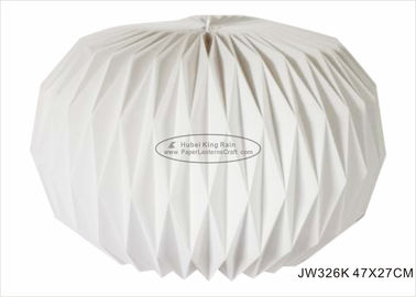White Origami Paper Lantern Ball 47X27cm For Shop Decorations Party Festival